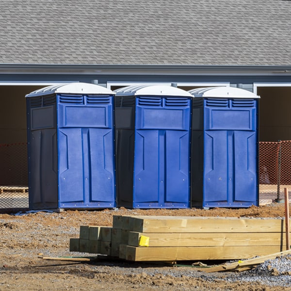 how do you ensure the porta potties are secure and safe from vandalism during an event in Hanlontown